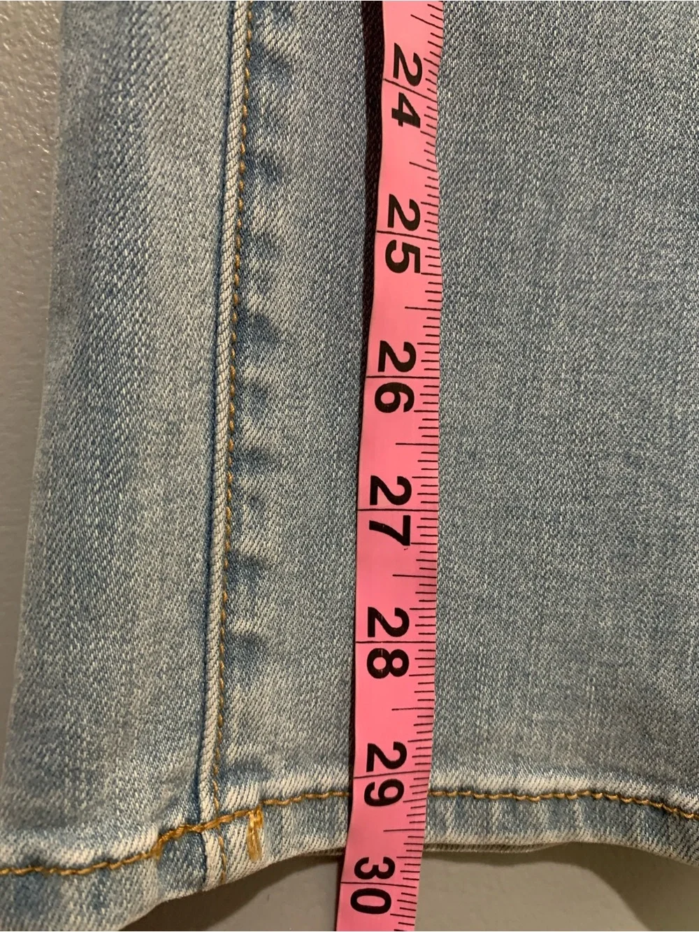 Arizona Jean Company Light Wash Straight-Leg Jeans